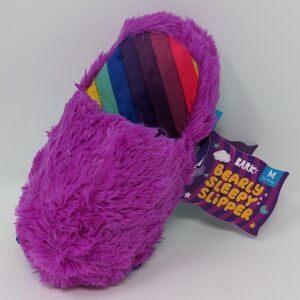 Bark Bearly Sleepy Slipper Dog Toy Size M (20-50 lbs) Medium Slobber Party NEW